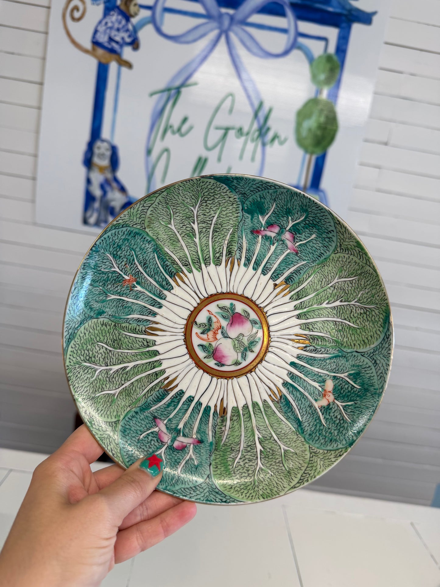 Vtg Bok Choy Plate