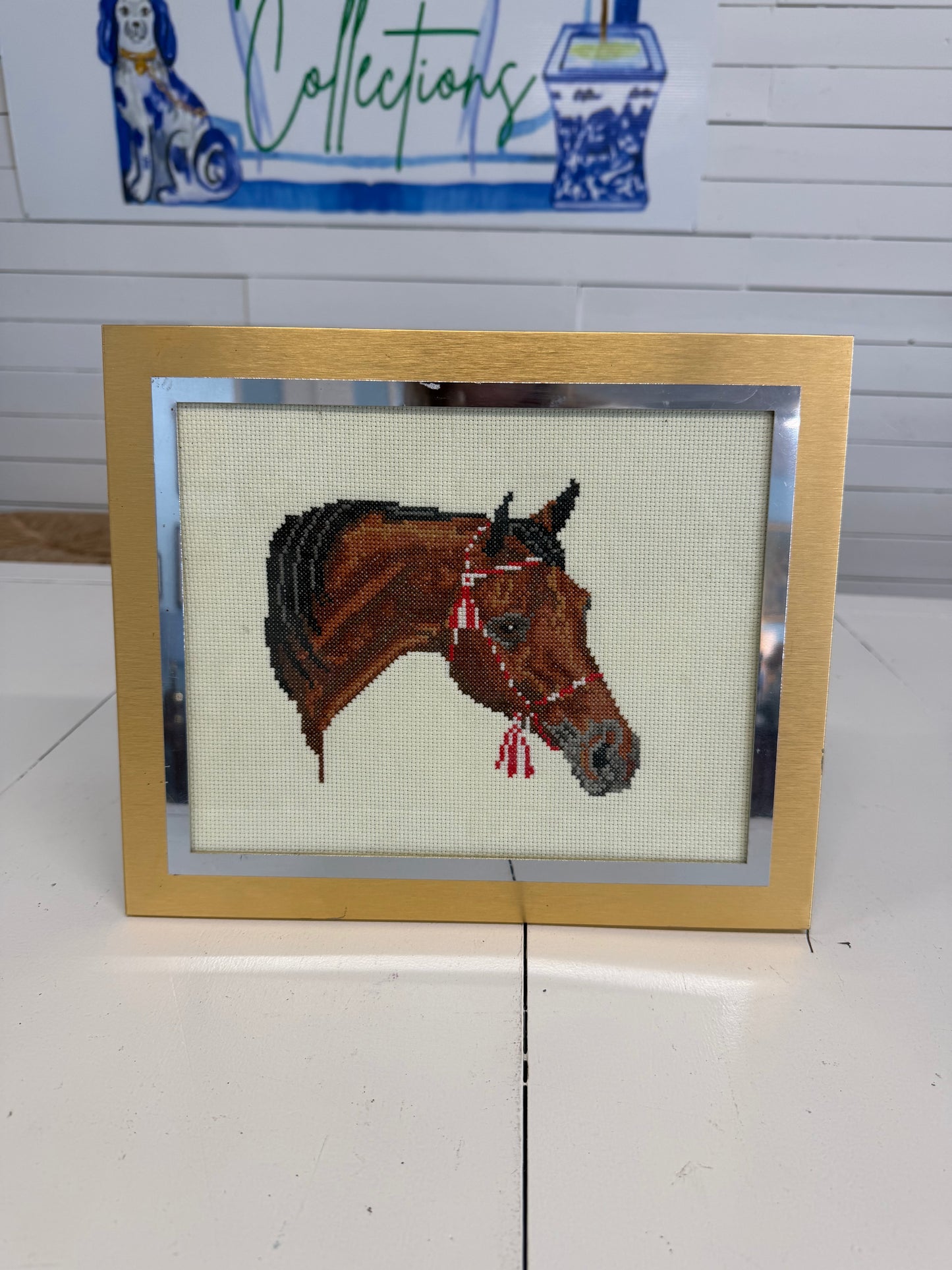Cross stitch horse